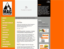 Tablet Screenshot of mag.org.tr